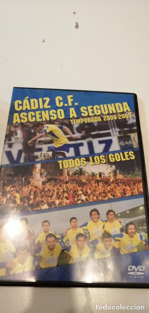 Cine: L-HC DVD CINE CADIZ CLUB DE FUTBOL ASCENSO A SEGUNDA TEMPORADA 2008 2009 TODOS LOS GOLES