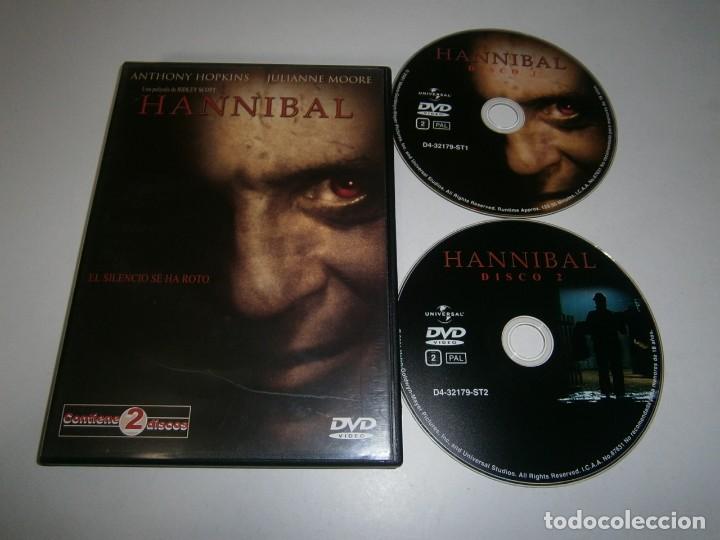 Cine: HANNIBAL DVD EDICION ESPECIAL DOS DISCOS ANTHONY HOPKINS JULIANNA MOORE