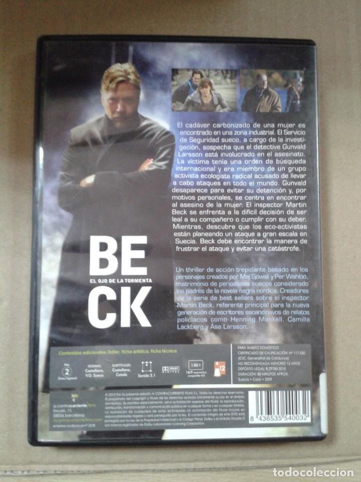 Cine: BECK. EL OJO DE LA TORMENTA. DVD** - Foto 2