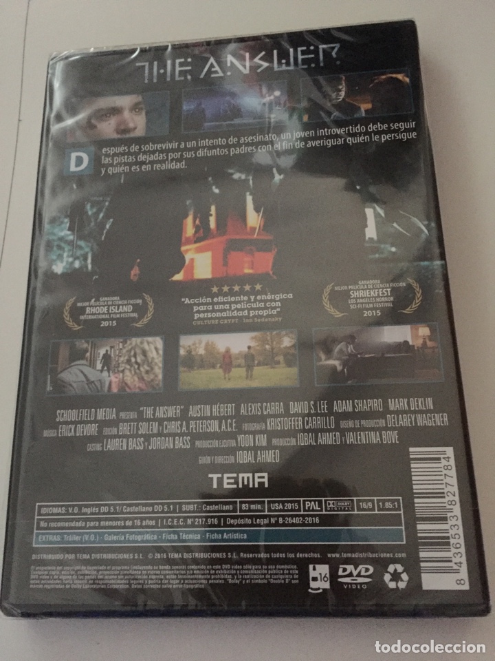 Cine: The Answer DVD - Precintado - - Foto 2