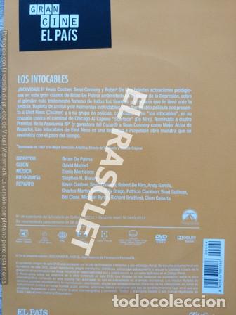 Cine: DVD - PELICULA - LOS INTOCABLES - - Foto 2