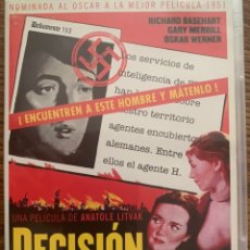 Cine: DECISION ANTES DEL AMANECER - ANATOLE LITVAK 1951-CINE NEGRO-EDICC .COLECCIONISTA.DIFICIL !
