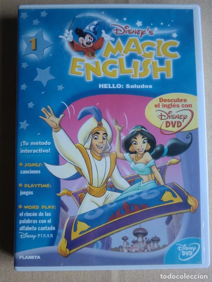 Cine: DVD DISNEY&acute;S MAGIC ENGLISH 1: HELLO, SALUDOS (2005) Buen estado