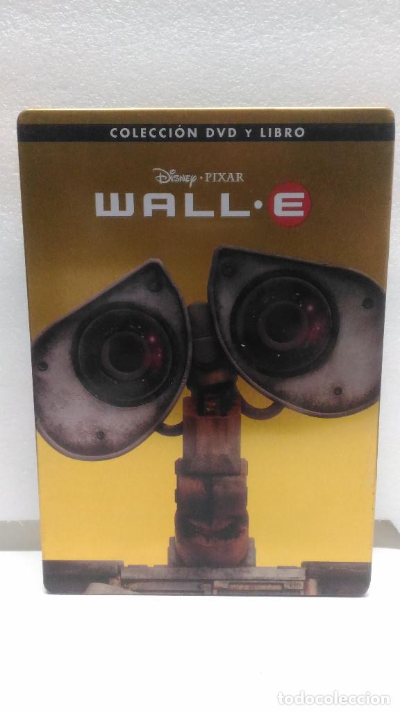 Cine: Wall-E coleccion DVD y Libro. SteelBook. Pixar. Libro de 96 paginas. Castellano catalan ingles