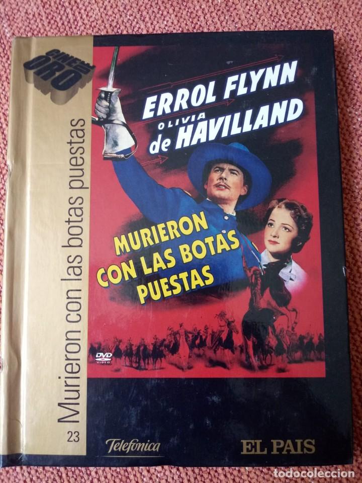Cinema: PEL&Iacute;CULA DVD. MURIERON CON LAS BOTAS PUESTAS, ERROL FLYNN CON FOTOS DE &Eacute;L WESTERN 1941