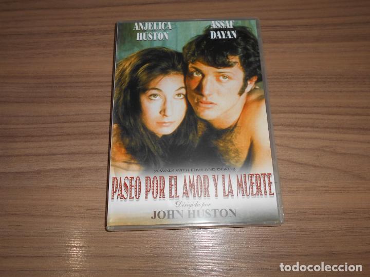 Cine: PASEO POR el AMOR y la MUERTE DVD de JOHN HUSTON Anjelica Huston ASSAF DAYAN Como NUEVA
