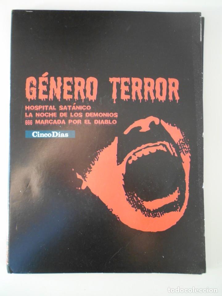 Cinema: GENERO TERROR. CONTIENE 3 DVD'S CON 3 PELICULAS: HOSPITAL SATANICO. LA NOCHE DE LOS DEMONIOS. 666 MA