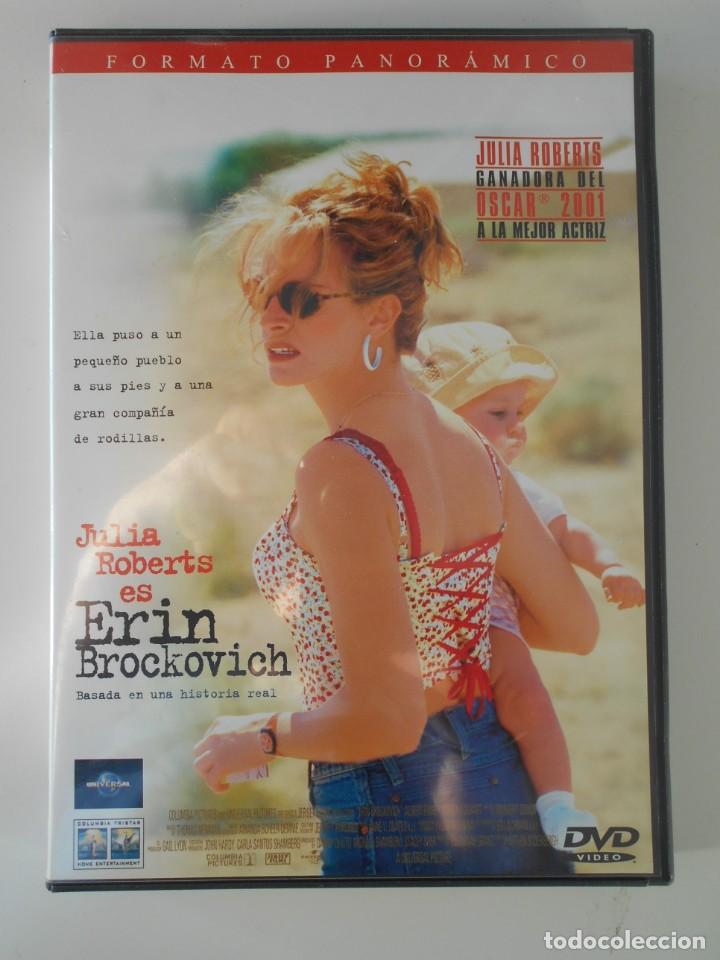 Cinema: ERIN BROCKOVICH. DVD DE LA PELICULA DE JUKIA ROBERTS. COLOR. 131 MINUTOS.