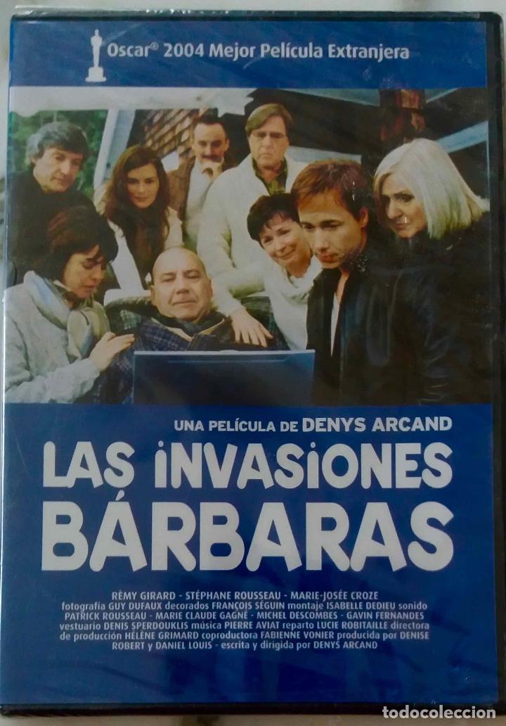 Cine: LAS INVASIONES BARBARAS. DENYS ARCAND. R&Eacute;MY GIRARD. ST&Eacute;PHANE ROUSSEAU. DVD AUN PRECINTADO