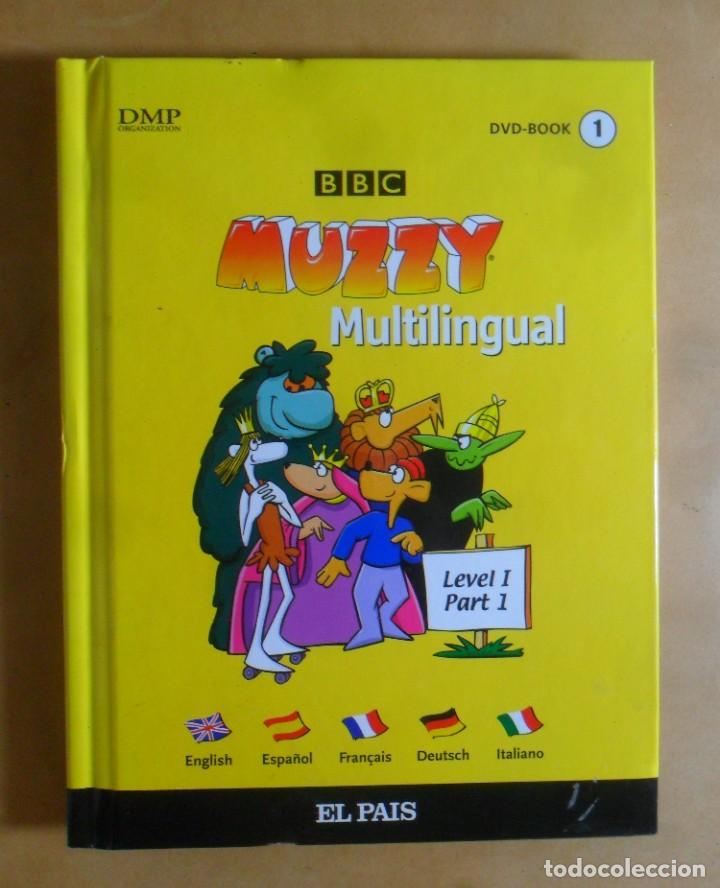 Cine: DVD + LIBRO - MUZZY MULTILINGUAL - 5 IDIOMAS - BBC - Foto 1