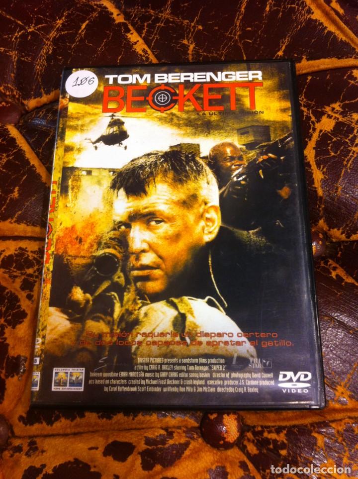 Cinema: PEL&Iacute;CULA EN DVD. CAJA FINA. BECKETT. LA &Uacute;LTIMA MISI&Oacute;N. SNIPER 2