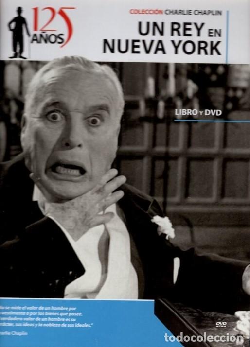 Cine: UN REY EN NUEVA YORK DVD + LIBRO (CHALIE CHAPLIN) UN GUION INGENIOSO Y UNA ACTUACION GENIAL...
