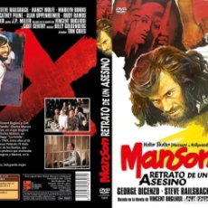 Cine: MANSON: RETRATO DE UN ASESINO DVD 1976 NUEVA Y PRECINTADA DESCATALOGADA. Lote 225834725