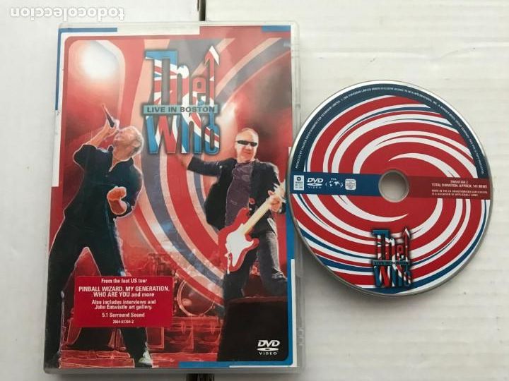Cine: THE WHO LIVE IN BOSTON DVD VIDEO KREATEN