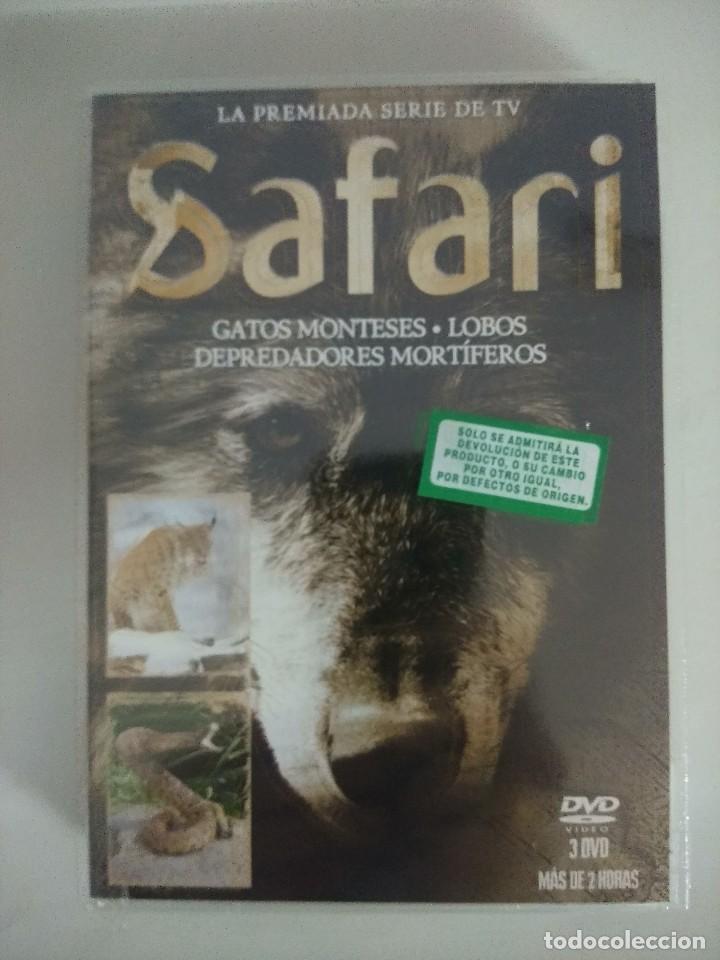 Cine: DVD TRIPLE/SAFARI/GATOS MONTESES,LOBOS,DEPREDADORES MORTIFEROS/PRECINTADO&iexcl;&iexcl;&iexcl;&iexcl;.