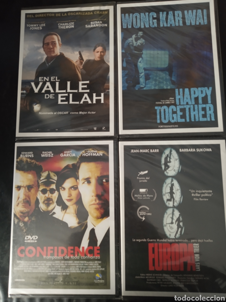Cinema: LOTE DE PEL&Iacute;CULAS EN DVD.THERON,HOFFMAN,SUKOWA