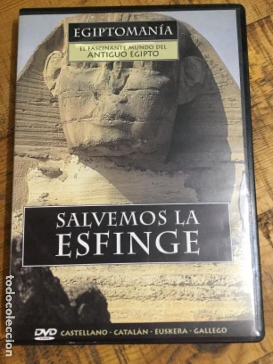 Cine: EGIPTOMAN&Iacute;A - DVD - EL FASCINANTE MUNDO DEL ANTIGUO EGIPTO - SALVEMOS LA ESFINGE