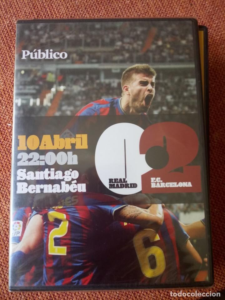 Cine: PEL-ICULA. DVD, F&Uacute;TBOL.PARTIDO,10 DE ABR&Iacute;L,EN EL BERNAB&Eacute;U, MADRID, O BARCELONA,2 NUEVA ENCELOFANADA.