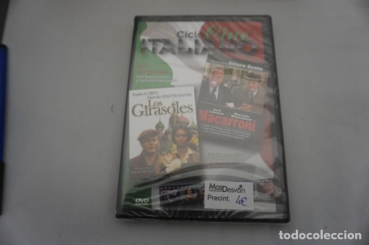 Cin&eacute;ma: 8-B4 - DVD PRECINTADO - 2 PELICULAS CINE ITALIANO: LOS GIRASOLES, MACARRONI