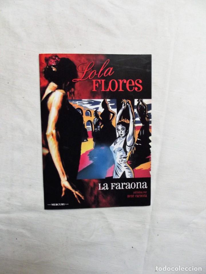 Cine: DVD - LA FARAONA CON LOLA FLORES SOBRE DE CARTON