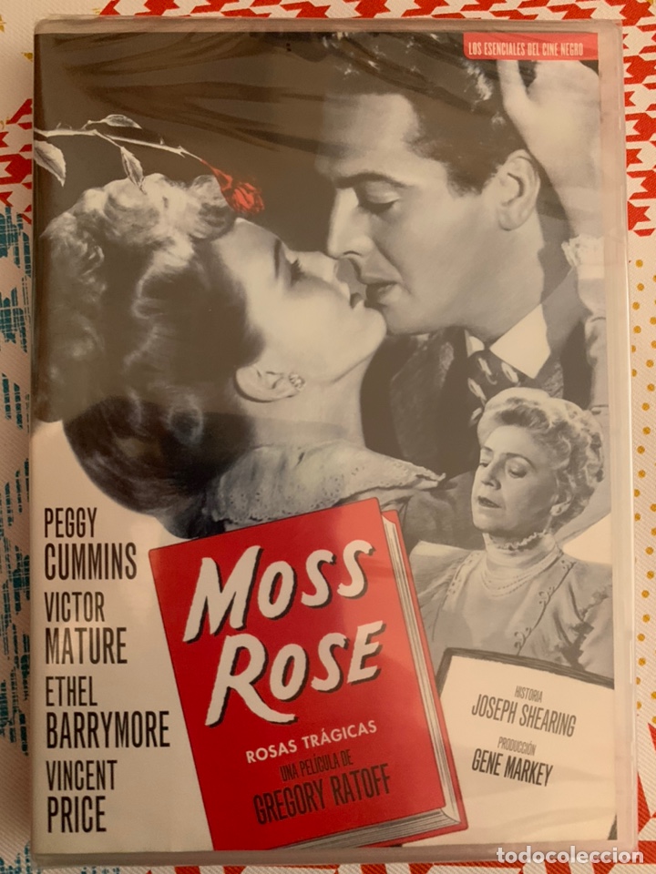 Cinema: Moss Rose (1947,Gregory Ratof) Edic.Coleccionista cine negro-libreto Muy dificil de ver! Precintada!