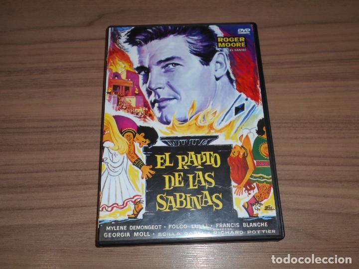 Cine: el RAPTO de Las SABINAS DVD Roger Moore COMO NUEVA