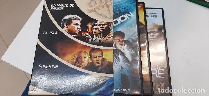 Cinema: ESTUCHE CON 3 PELICULAS DIAMANTES DE SANGRE, LA ISLA Y POSEIDON