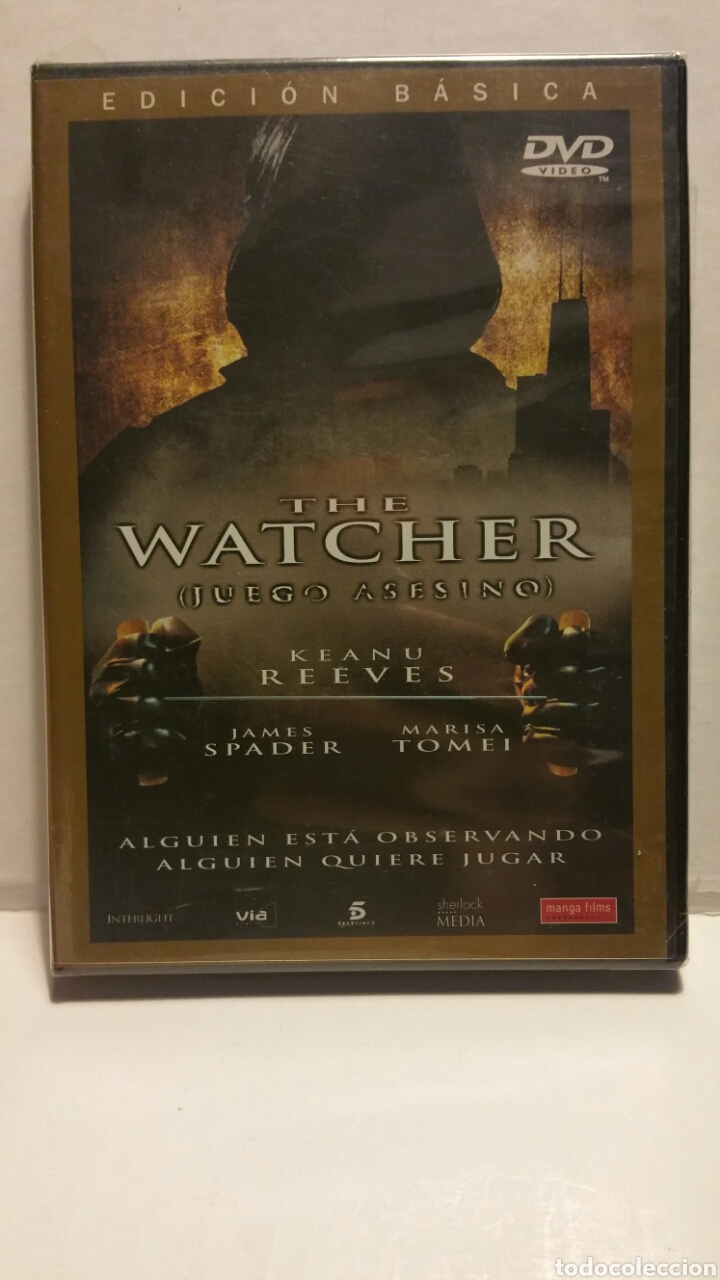 Cinema: The watcher ( juego asesino ), edici&oacute;n b&aacute;sica, dvd.