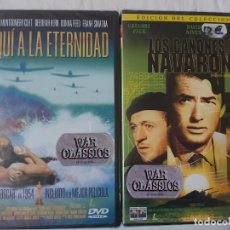Cine: LOTE: 2 DVDS - LOS CAÑONES DE NAVARRONE/ DE AQUÍ A LA ETERNIDAD -PRECINTADOS-
