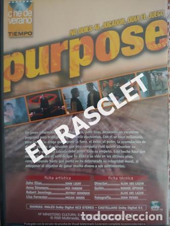 Cine: PELICULA DVD - PURPOSE -- - Foto 3