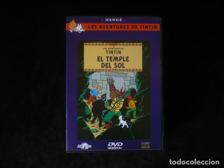 Cine: les aventures de tintin - el temple del sol - dvd como nuevo