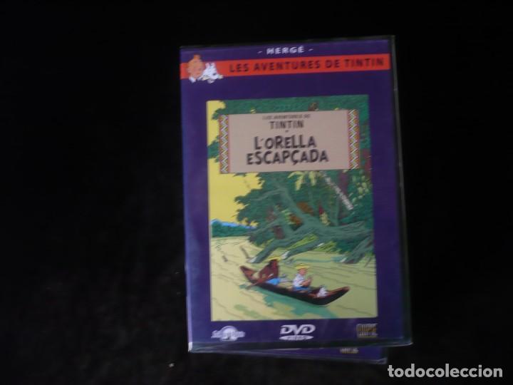 Cine: les aventures de tintin - l'orella escapcada - dvd nuevo precintado