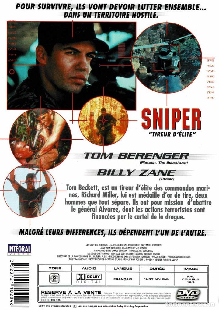 Cine: Sniper. DVD (franc&eacute;s) - Foto 2