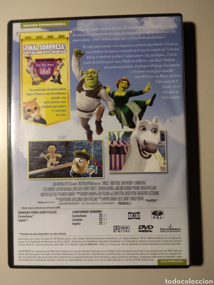 Cine: SHREK 2 DVD - Foto 2