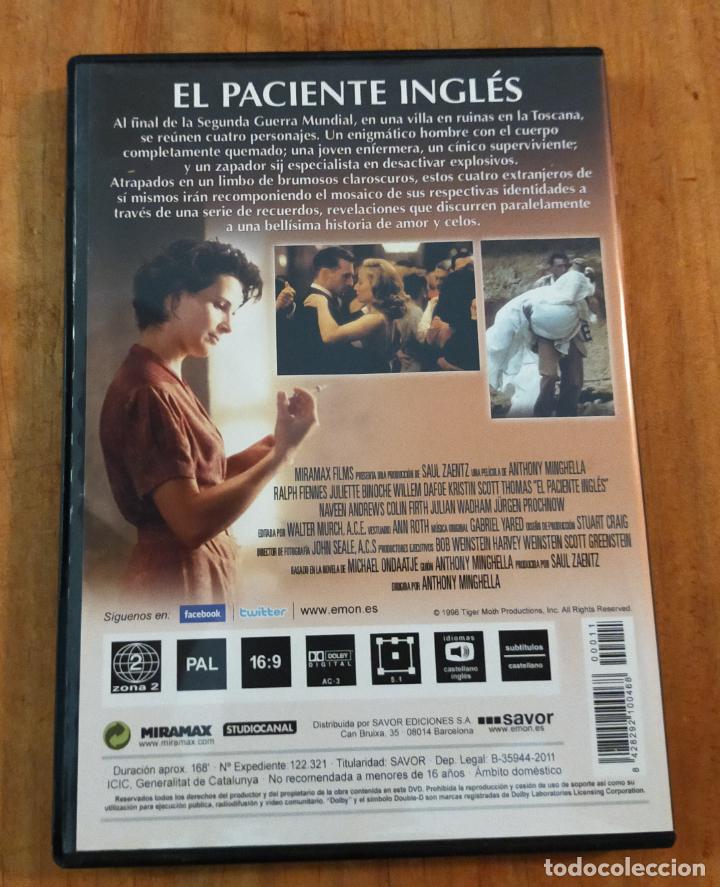 Cine: El paciente Ingles - DVD - Foto 2