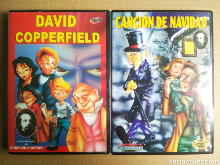 Cine: Lote DVD Colecci&oacute;n Charles Dickens: David Copperfield/Canci&oacute;n de Navidad (Jenymar). Precintado.