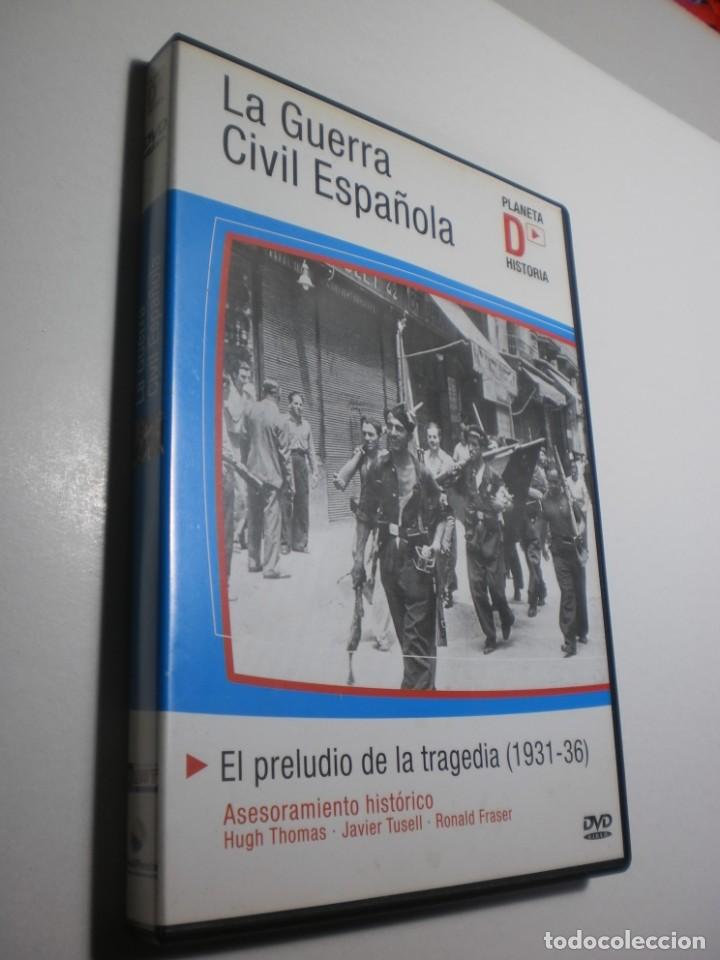 Cinema: dvd la guerra civil espa&ntilde;ola. el preludio de la tragedia (1931-36). 55 min (buen estado)