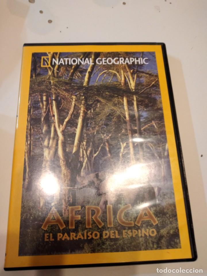Cinema: M-4 DVD SOLO CARATULA SIN DISCO NATIONAL GEOGRAPHIC AFRICA EL PARAISO DEL ESPINO