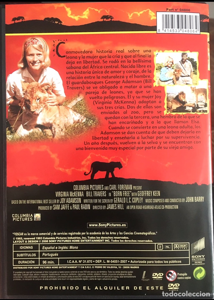 Cine: Nacida Libre DVD - Foto 2