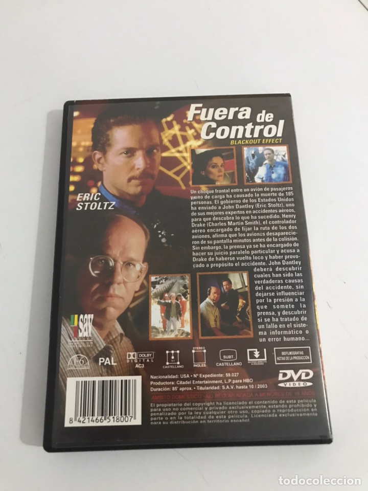 Cine: Fuera De Control Dvd - Foto 3