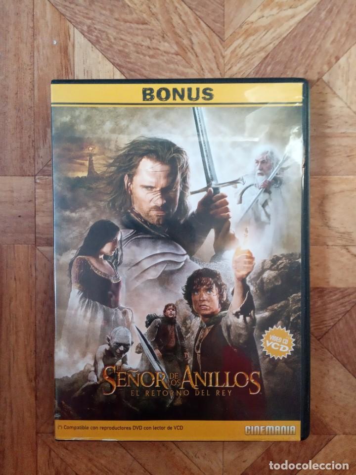 Cine: EL SE&Ntilde;OR DE LOS ANILLOS - EL RETORNO DEL REY - BONUS
