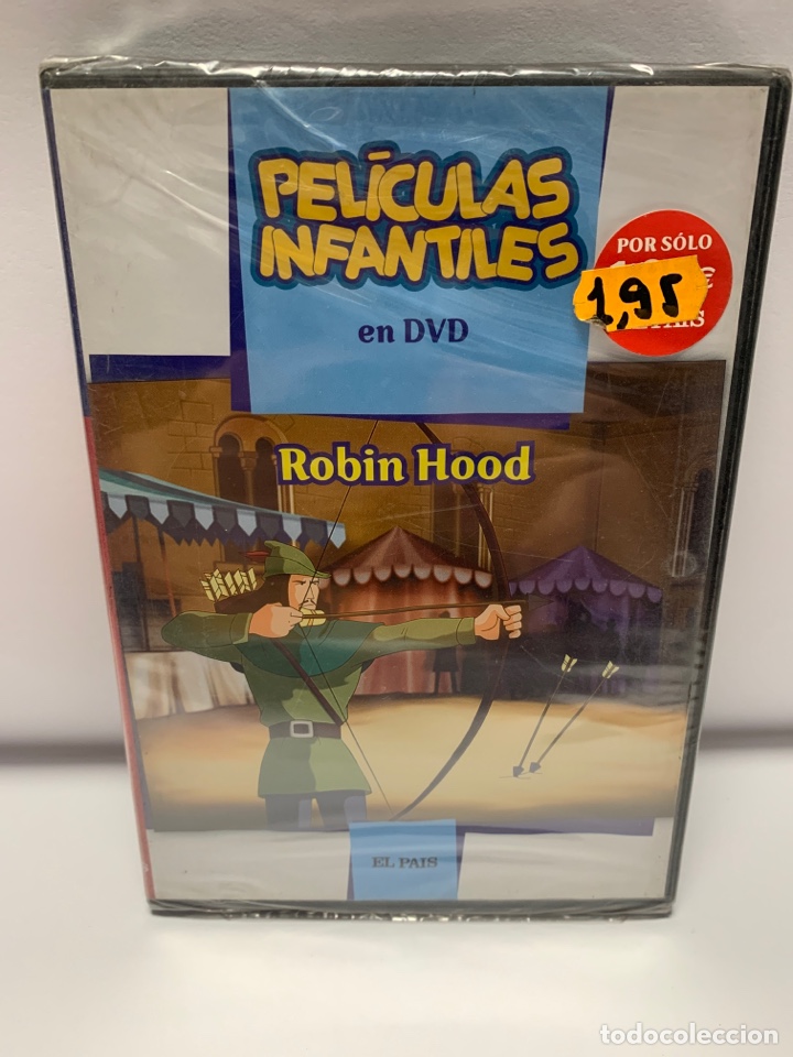 Cine: REF.ND156 pel&iacute;culas infantiles - robin hood DVD NUEVO PRECINTADO