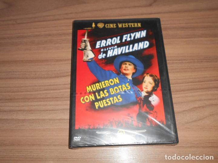 Cine: MURIERON CON Las BOTAS PUESTAS DVD Olivia De Havilland ERROL FLYNN Como NUEVA