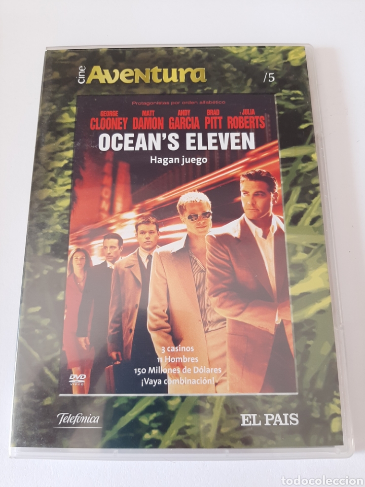 Cinema: DVS33 Ocean's Eleven - DVD SEGUNDAMANO TAPA FINA