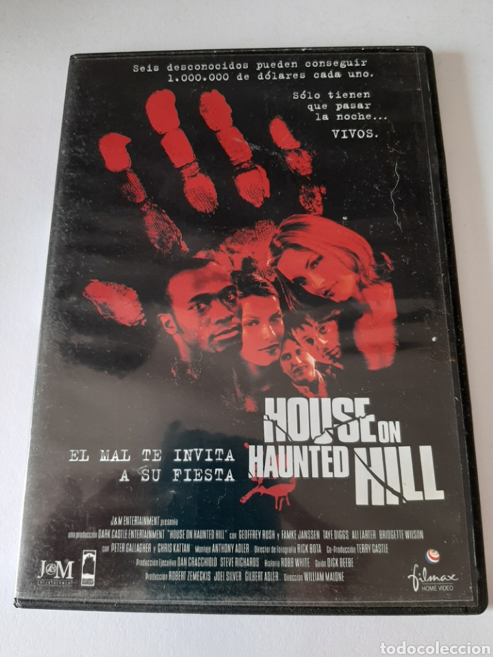 Cinema: DVS27 house on haunted Hill - DVD SEGUNDAMANO TAPA FINA