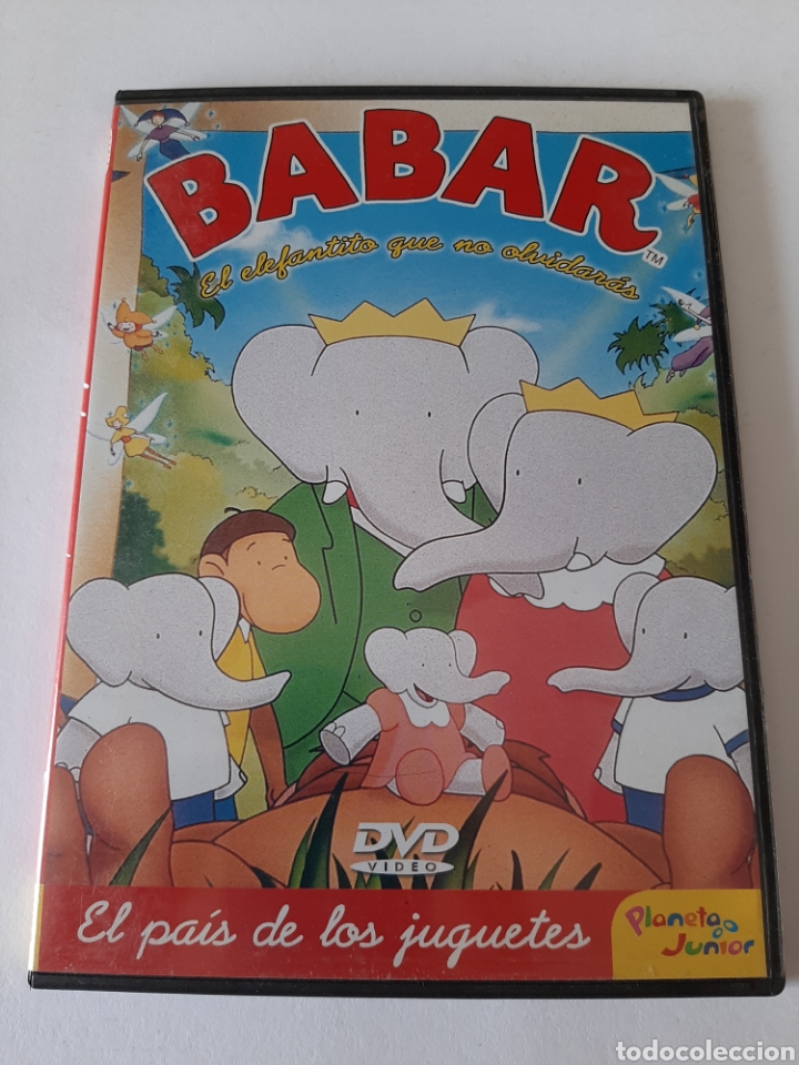 Kino: DVS12 Babar el pa&iacute;s de los juguetes - DVD SEGUNDAMANO TAPA FINA