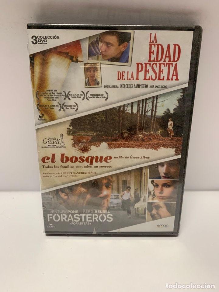 Cine: ND16 pack- la edad de la peseta - el bosque - forasteros DVD NUEVO PRECINTADO