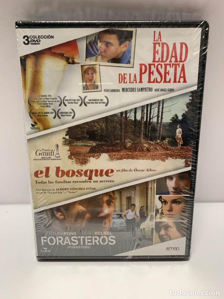 Cin&eacute;ma: ND16 pack - la edad de la peseta - el bosque - forasteros DVD NUEVO PRECINTADO
