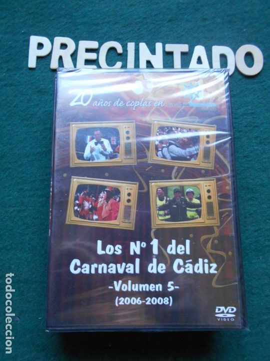 Cin&eacute;ma: CINE DVD PRECINTADA LOS N&Uacute;MEROS 1 DEL CARNAVAL DE CADIZ N&ordm; 5