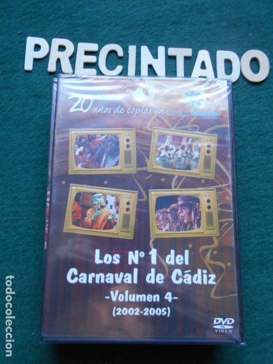Cin&eacute;ma: CINE DVD PRECINTADA LOS N&Uacute;MEROS 1 DEL CARNAVAL DE CADIZ N&ordm; 4